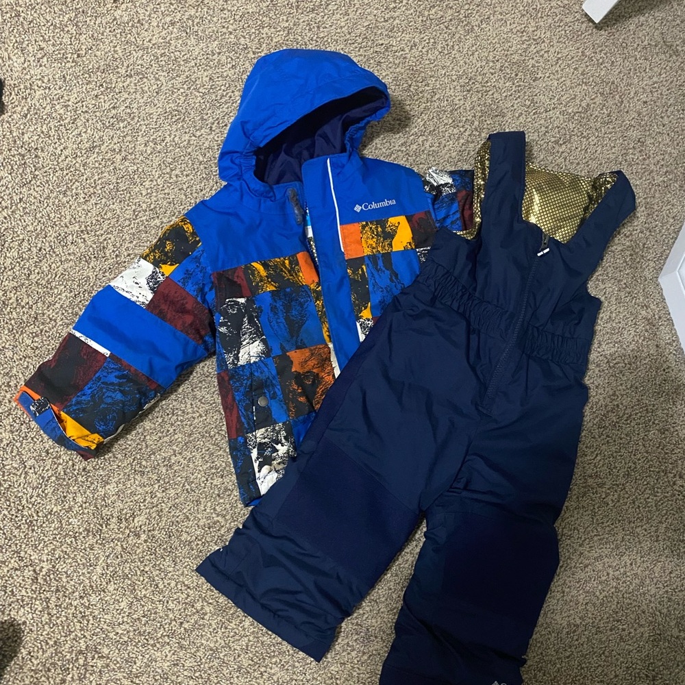 Columbia 2T coat and snowpants